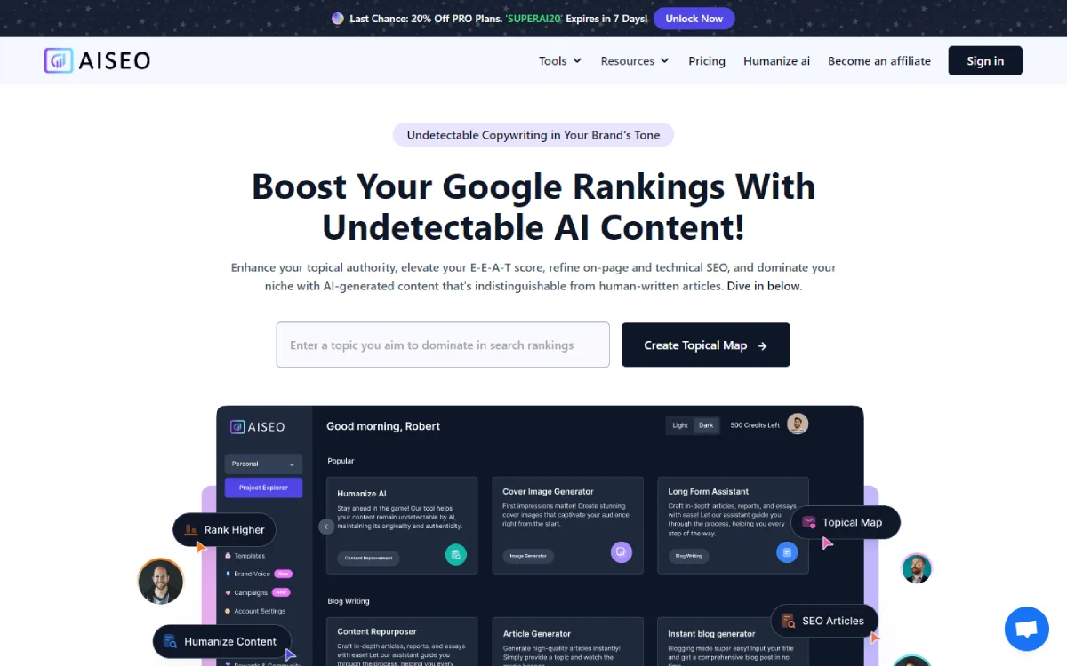 AISEO's Core Features