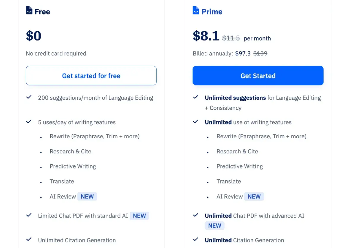 Paperpal Pricing, Accessibility, and User Experience