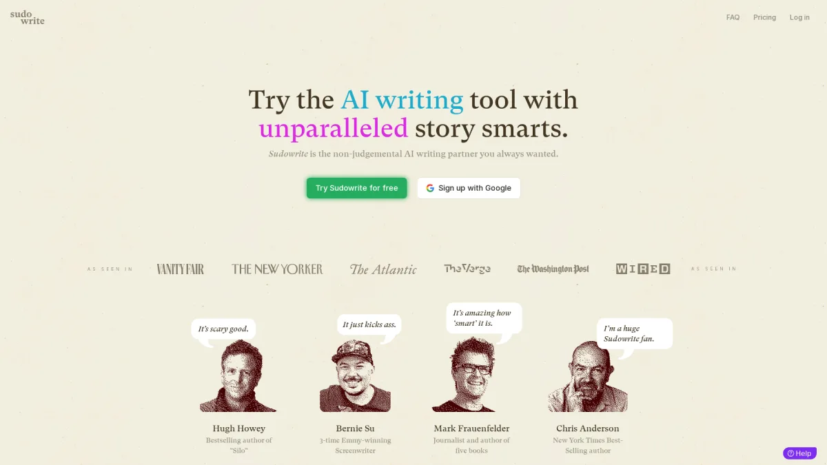 What is Sudowrite